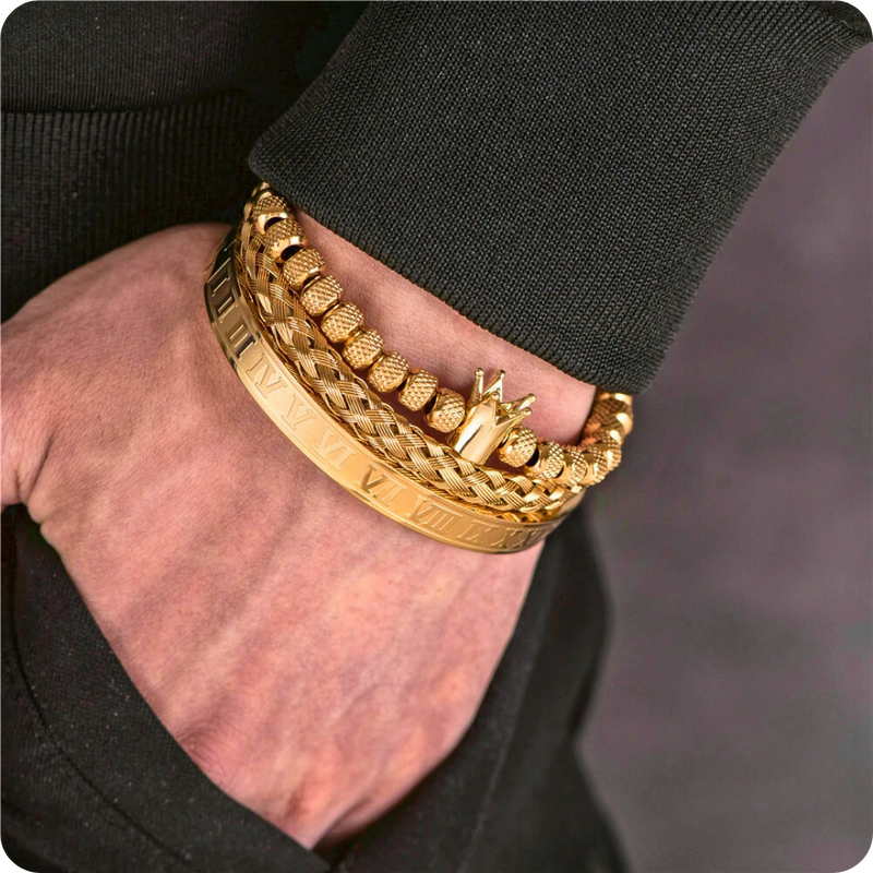 Bracelet Men Royal Crown