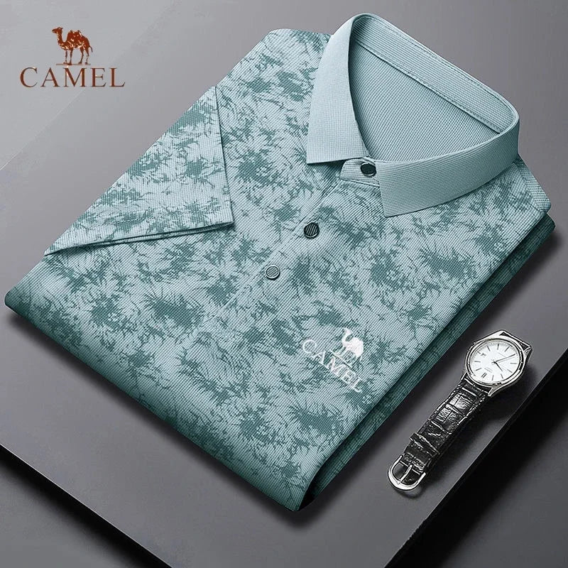 Camisa Polo Masculina Casual - Camel