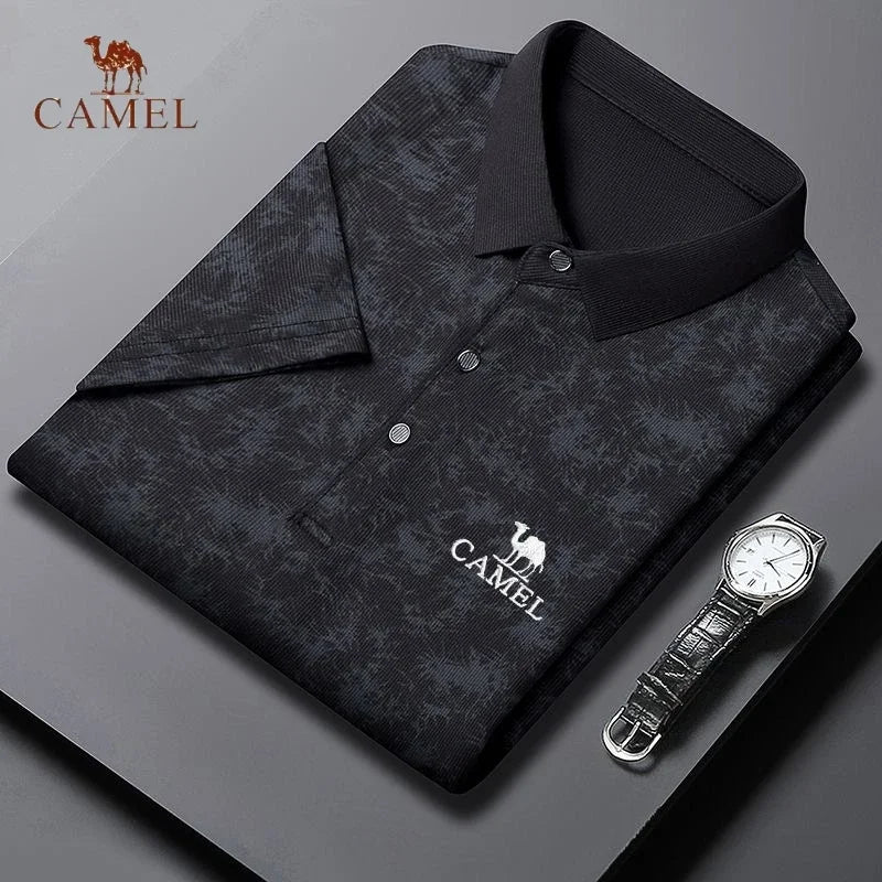 Camisa Polo Masculina Casual - Camel